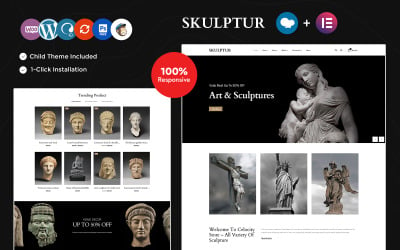 Skulptur -  Art &amp;amp; Sculpture Store WooCommerce Elementor Responsive Theme