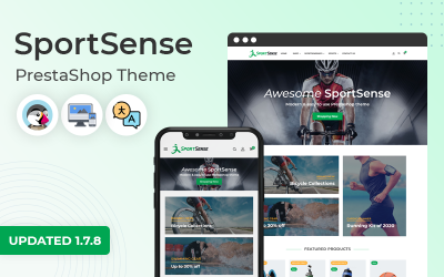 SportSense - Tema Prestashop reattivo multiuso