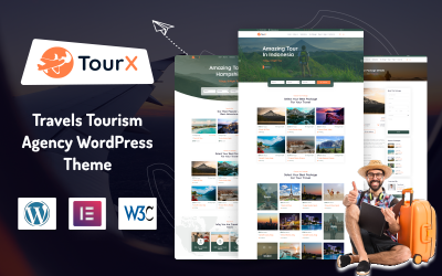 TourX - Travels Tourism Agency WordPress-tema