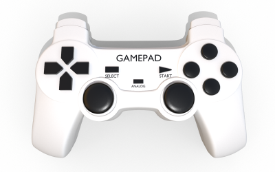 Gamepad Highpoly 3D Model