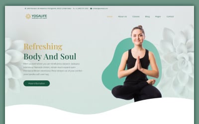 Yogalife - Tema WordPress de Yoga e Meditação