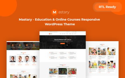 Mastary - Online Courses, LMS &amp;amp; 教育响应式WordPress主题