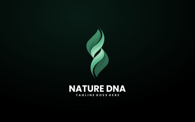 自然DNA梯度标志风格