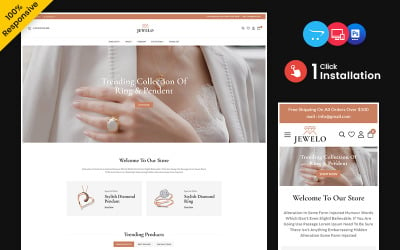 Jewelo - Smycken Mode och tillbehör Multipurpose Responsive OpenCart Store