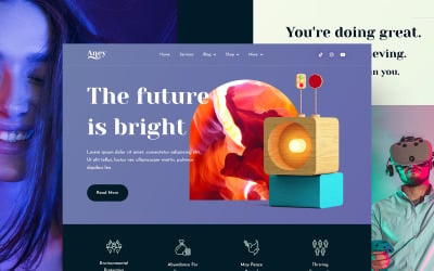 Aney – Vibrant Elementor Template Kit