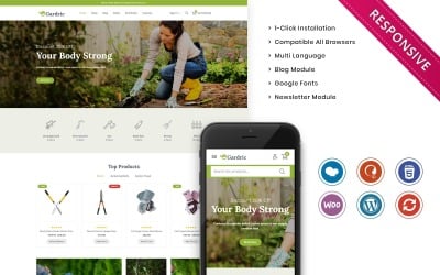 Gardric - The Gardening &amp;amp; Houseplants Woocommerce Responsive Theme