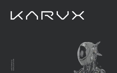 Karvx futuristische Tech-Schriftart