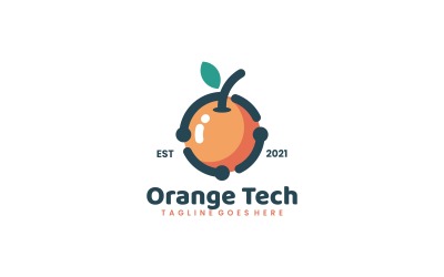 Orange Tech的吉祥物标志