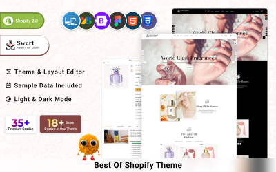 Swert - Fragrance and Perfume Shopify Theme | Multipurpose Personal Care Shopify OS 2.0的主题