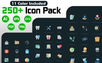 250+ Business Professional Icon Set