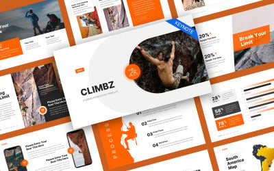 Climbz Climbing Sport Keynote Template
