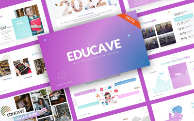 Educave教育PowerPoint模板