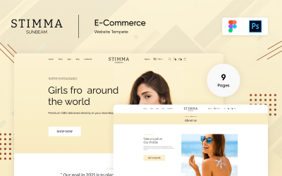 Stimma Fashion E-commerce PSD Figma