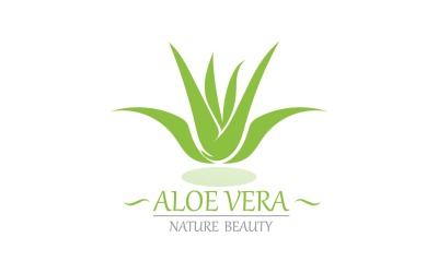 Aloe Vera Logo Nature Template V12