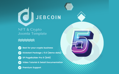 Jebcoin - NFT &amp;amp; 加密Joomla模板