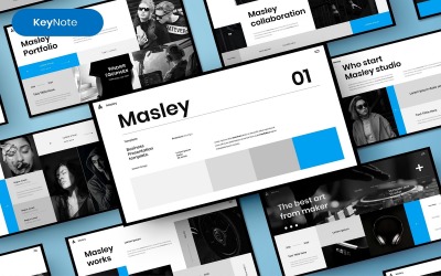 Masley – Modello di keynote aziendale