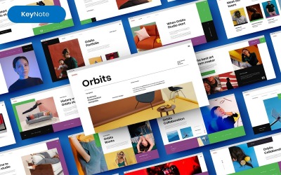Orbits – Business Keynote sablon