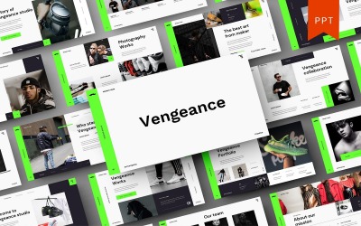 Vengeance – Business PowerPoint sablon