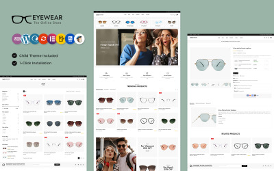 Eyewear — многоцелевая тема Elementor WooCommerce для очков, очков и солнцезащитных очков