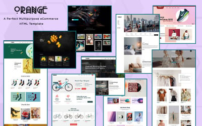 橙色-多用途电子商务HTML模板