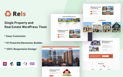 Rels - Tema WordPress de propriedade única e imobiliária