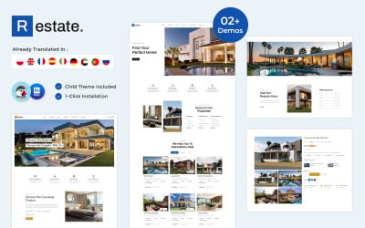 Restate - Immobilienagentur Prestashop Responsive Theme