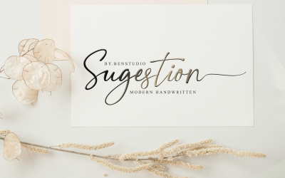 Sugestion Font,Script,Handwritten