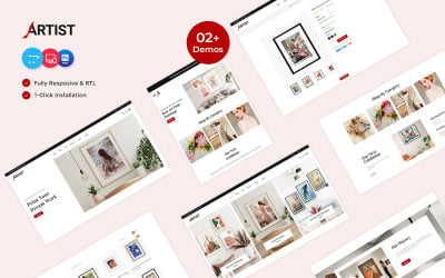 Artist - Art and Gallery Multipurpose Responsive Opencart Theme