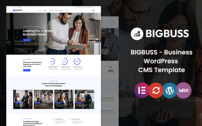 Bigbuss - Thème WordPress pour les entreprises et les entreprises