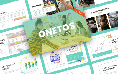 OneTos Marketing Sjablonen PowerPoint presentatie