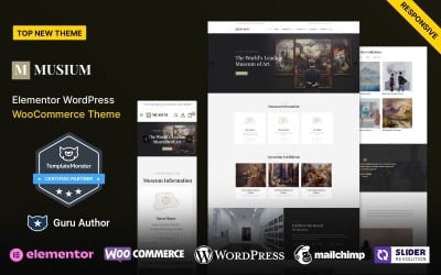 Musium - Художественная галерея и тема WordPress для музеев