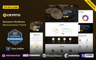 Crypto-valuta WordPress-thema