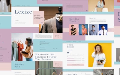 Lexize - Business Presentation PowerPoint Template