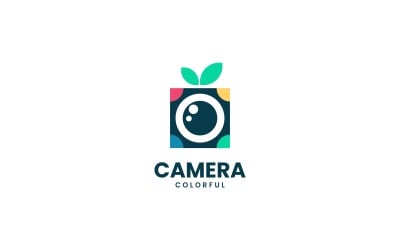 Kamera bunte Logo-Vorlage