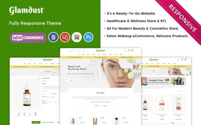 Glamdust - Beauty &amp;amp; Cosmetics Responsive WooCommerce Theme