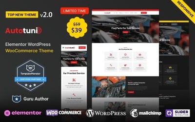 Autotuni -汽车修理工和汽车维修WordPress主题