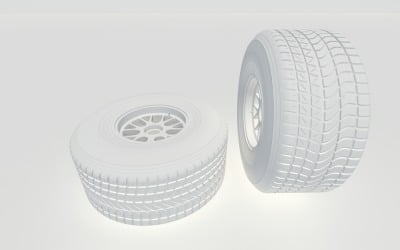 Pneumatico Pirelli Formula 1 per condizioni climatiche umide Modelli 3D