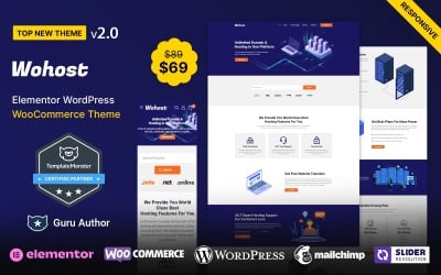 Wohost - Web Hosting WordPress Theme