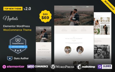 Svatební téma – Wedding and Planner WordPress