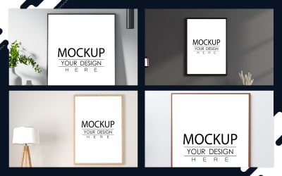 10+Frame Mockup Interior Psd