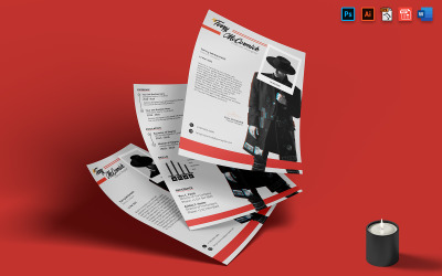 Fashion Designer CV Resume A4 Print Template-03