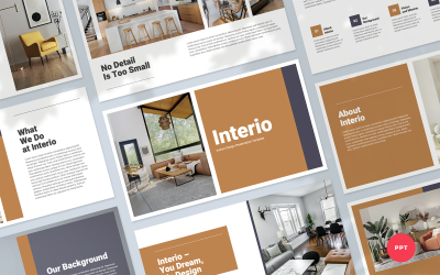 Interior Design - Presentation PowerPoint Template