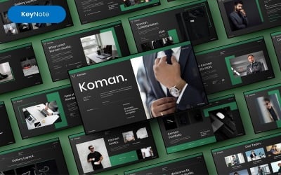 Koman – Шаблон Business Keynote