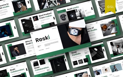 Reski - Modèle de diapositives Google pour les entreprises