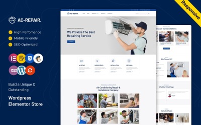 AC Repair - Air Conditioning and Heating WordPress Theme