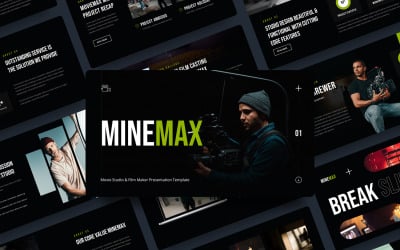 Minemax - Keynote-Vorlage für Movie Studio und Filmemacher