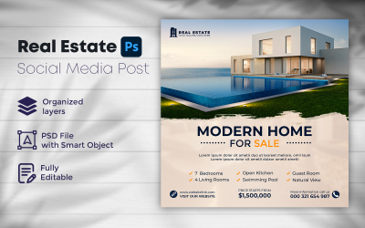 Real Estate Social Media Post Template 7