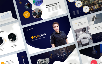 Security Company Presentation - PowerPoint Template