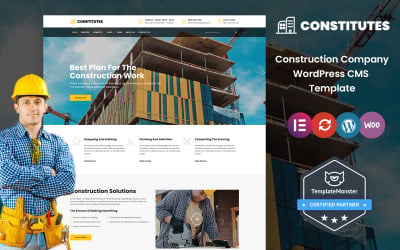 Constitutes - Motyw WordPress Budownictwo i budownictwo