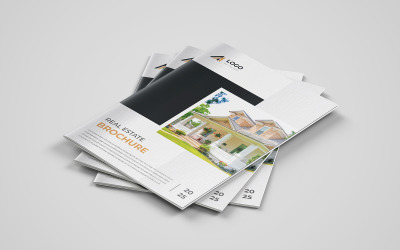 Modèle de couverture de brochure de profil d&amp;#39;entreprise Premium